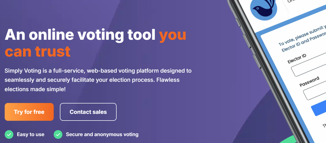FDAPP Online Voting Platform - Image 1